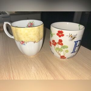 Royal Albert White Pink China mug Cups